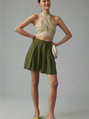 Tiny Anthropologie Elements Pleated Shorts Sz Small